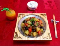 好吃的红烧羊肉炖时蔬做法图解26)