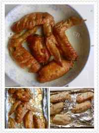 美味的烤鸡翅