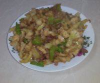 家常菜青椒炒菜花