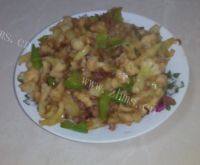 家常菜青椒炒菜花