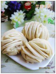 自己做的千层花卷