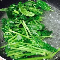 家常菜菠菜炖豆腐做法图解4)