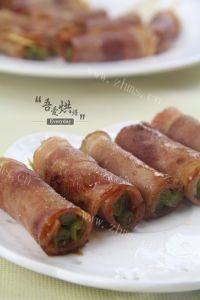 梦幻培根卷豆角做法图解8)