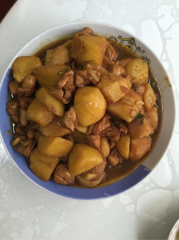 独特的土豆鸡块