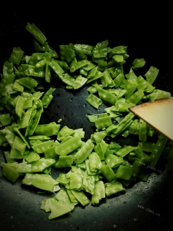 香喷喷的荷兰豆炒肉