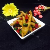 美味的酸辣凤爪