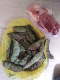 家常菜扁豆炒肉做法图解1)