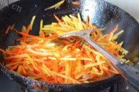 家常菜肉炒双丝做法图解6)