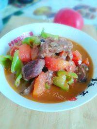 家常菜西红柿炖牛肉