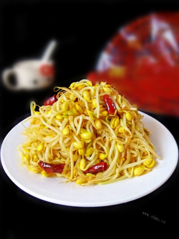 酸辣黄豆芽