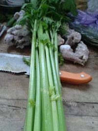 下饭的芹菜炒肉丝做法图解1)