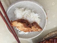 美味的黑椒鸡腿