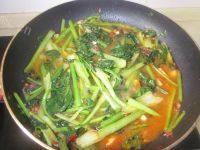 食欲满满的油菜豆腐做法图解4)