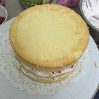 独特的草莓奶油蛋糕的做法图解九