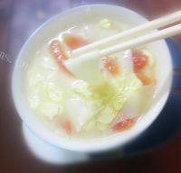 美味的西红柿面片汤
