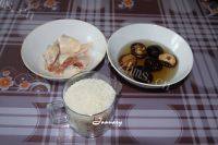 香菇麻油鸡米饭做法图解1)