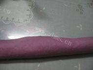 简易版紫薯开花馒头做法图解3)