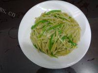 家常菜土豆青椒丝