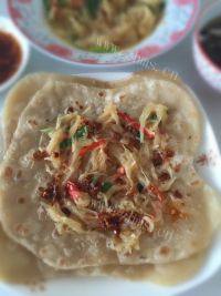 自己做的土豆丝卷饼做法图解9)