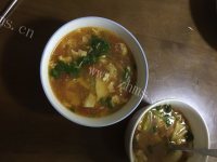 酸甜可口的西红柿面片儿汤做法图解11)