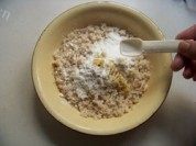 美味的香炸藕丸子做法图解3)