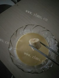 妈妈炸香蕉做法图解4)