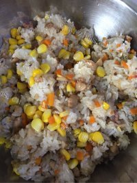 美味的糯米鸡做法图解1)