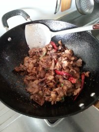 美味的孜然羊肉