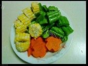 口感丰富的苦瓜玉米排骨汤做法图解3)