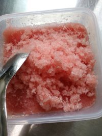 喷香的西瓜冰沙