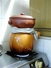 美味云南气锅鸡做法图解5)