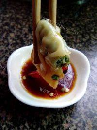 美味可口的韭菜猪肉饺子