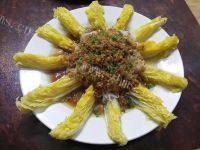 家常菜蒜蓉粉丝娃娃菜做法图解7)