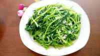家常菜蒜蓉茼蒿