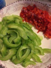 家常菜苦瓜肉片做法图解5)