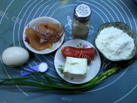 美味的鸡肉豆腐饼做法图解1)