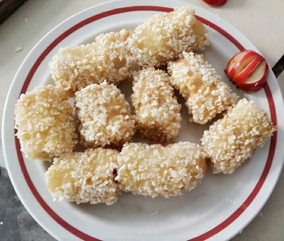 垂涎欲滴的炸香蕉