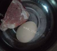 美味的肉糜蒸蛋做法图解1)