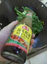 好吃的蚝油油菜花做法图解7)