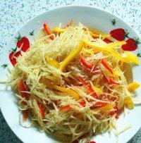 简易三色土豆丝