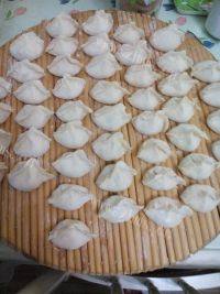 自己做的白菜饺子