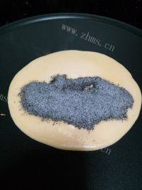 自制芝麻煎饼做法图解5)