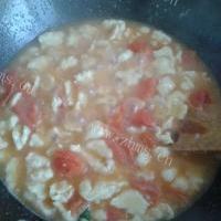 营养的西红柿豆面疙瘩汤的做法图解八