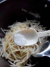 家常菜酸辣土豆丝做法图解9)