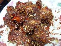 美味糯米粉蒸肉做法图解6)