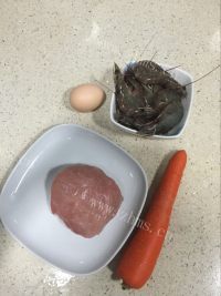 美味的鲜虾肉饼做法图解1)