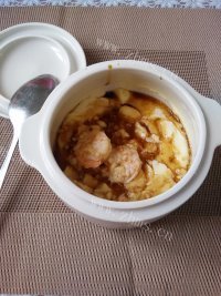 美味的虾仁蒸蛋做法图解7)