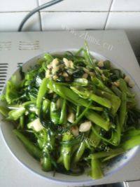 DIY美食-蒜泥空心菜