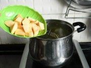 红薯绿豆粥做法图解2)
