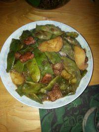 家庭版炖豆角